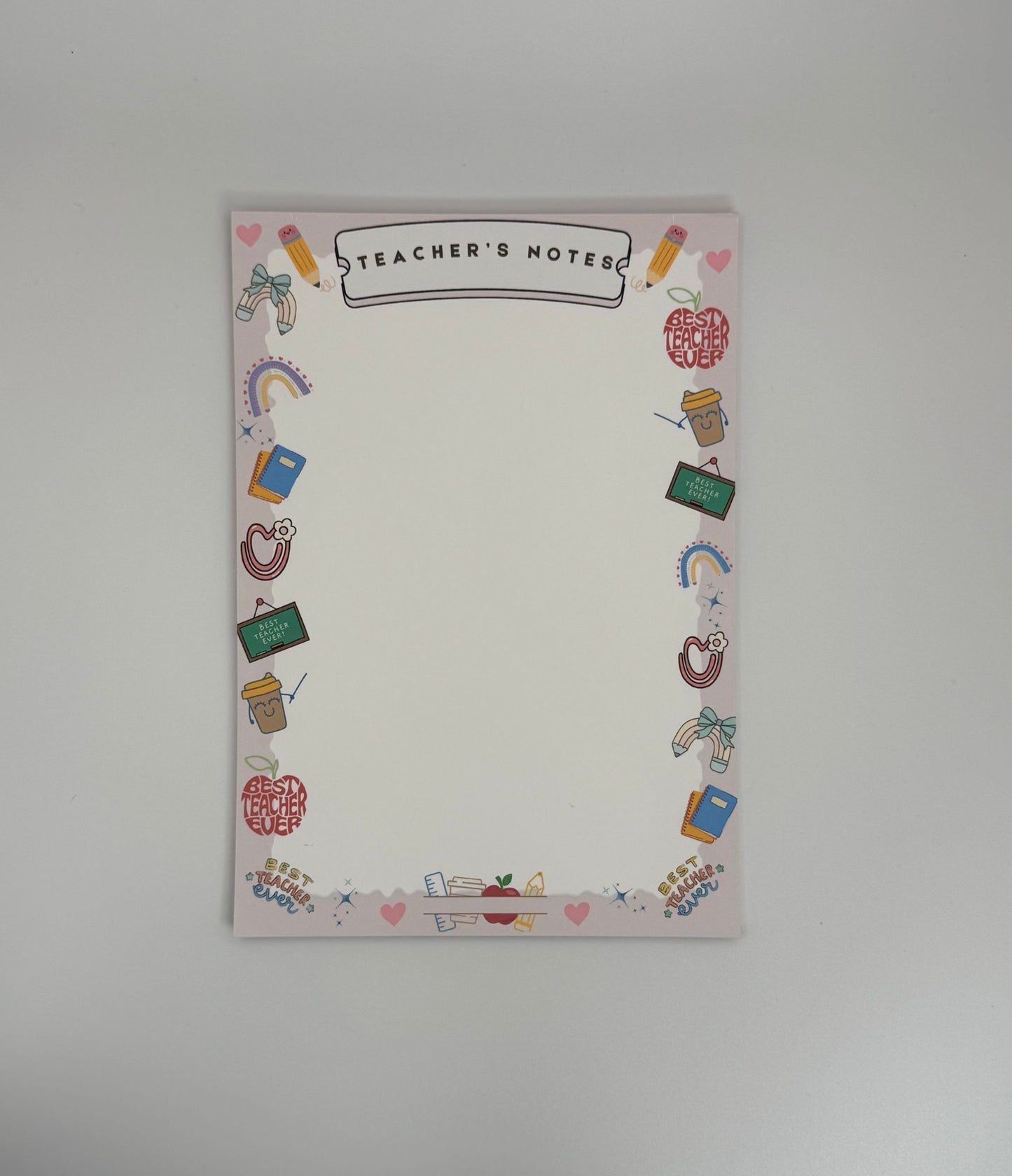 Handmade Teachers Notepad